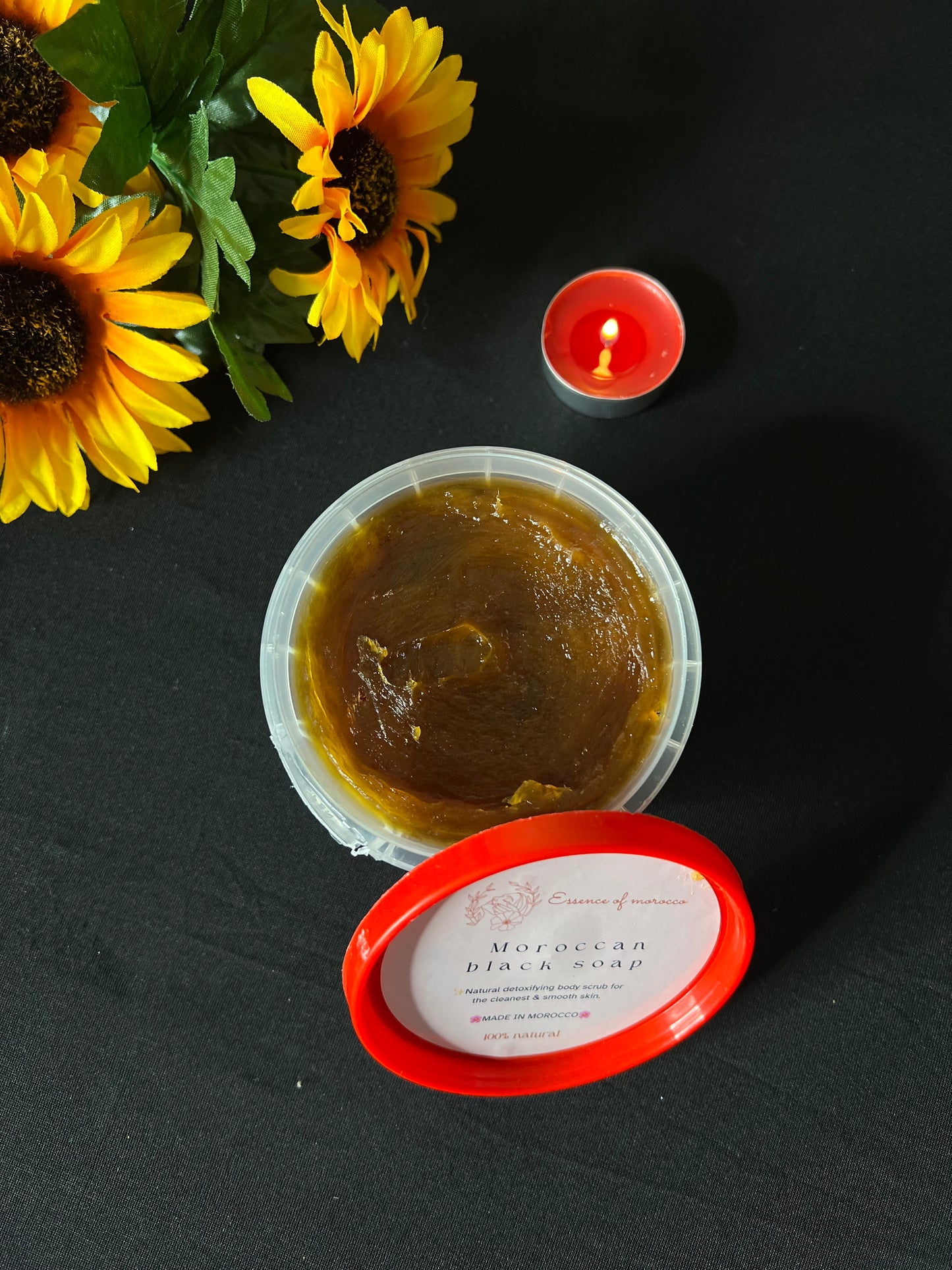 250g moroccan black soap