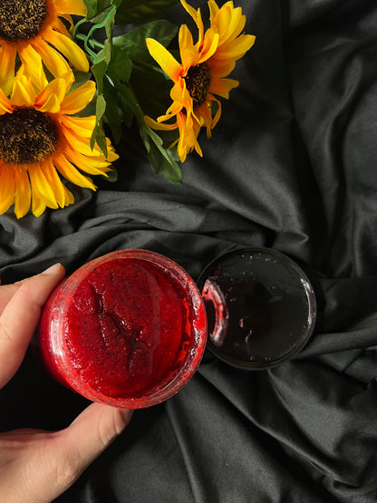 300g akker fassi scrub, smooth and moisturizer skin, brightening and softening