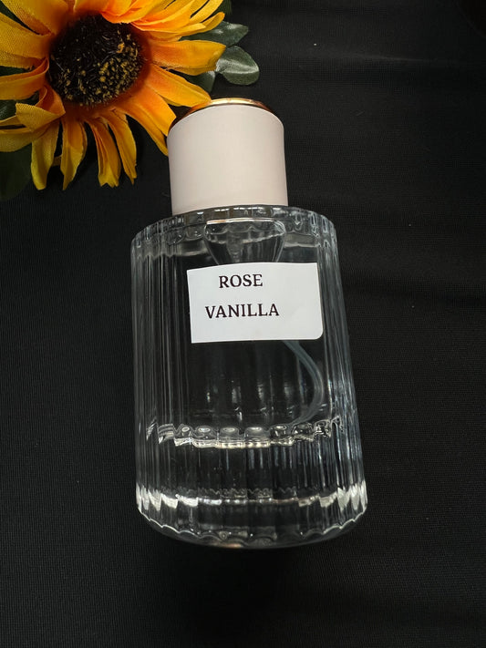 50ml , rose & vanilla parfums