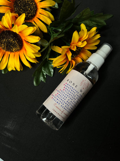 100ml rose water, natural face toner