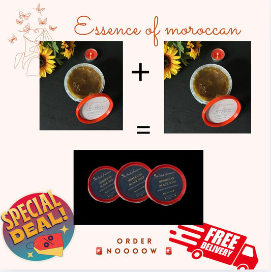 250g moroccan black soap